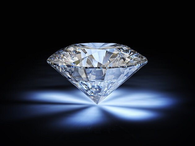 Closeup of a large Diamond